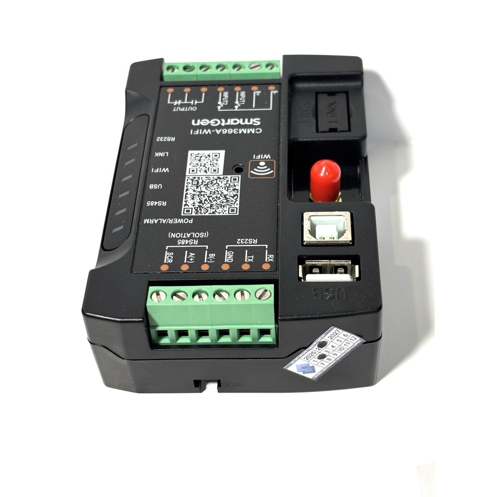 SmartGen CMM366A-WIFI Generator Controller Module RS485 RS232 Remote WiFi - Picture 3 of 12